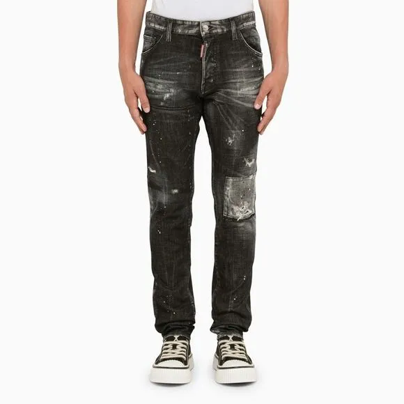 Dsquared2 Black Spray-Effect Jeans
          
      NWT