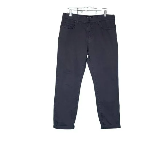 DSTLD men gray slim jeans size 34X30