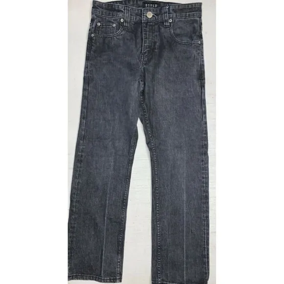 DSTLD Premium Denim Co. Men's Jeans 28x30 Straight Leg Black
