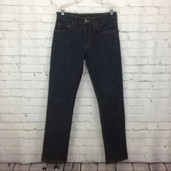 DSTLD Jeans Men’s Size 31 X 30 Slim Dark Wash Blue Denim Stretch Preppy Tailored