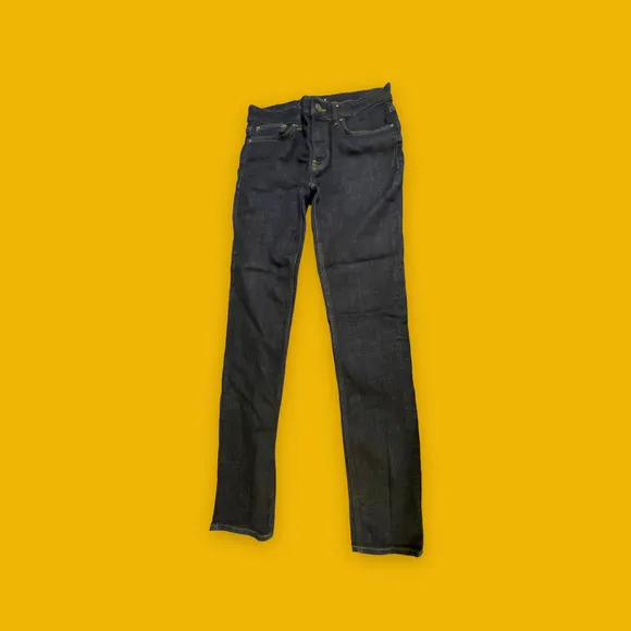 DSTLD Denim Men's Dark Wash Skinny Jeans Cotton Poly Stretch Size 28 x 32