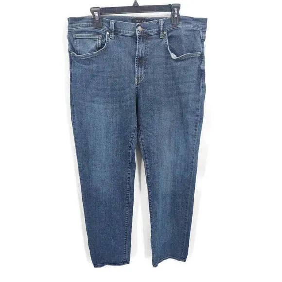 DSTLD Los Angeles Slim medium wash jeans in size 36X32