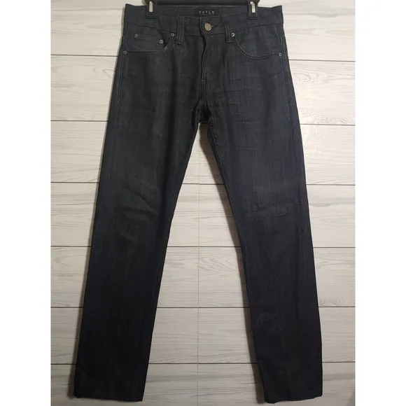 Mens DSTLD Premium Slim Raw Denim Jeans size 31