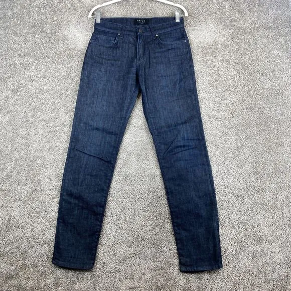 DSTLD Skinny Slim Jeans Men's Size 29x30 Blue Low Rise 5-Pocket Dark Wash