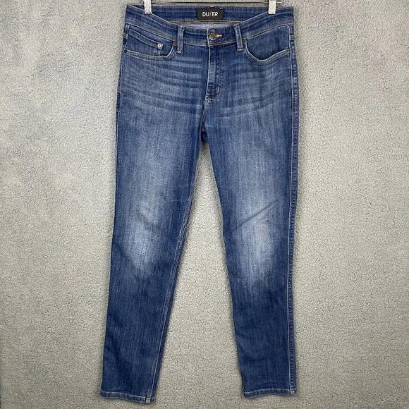 DUER L2X Slim Fit Jeans Mens 31x31 Meas. no size tag. Technical Denim Stretch