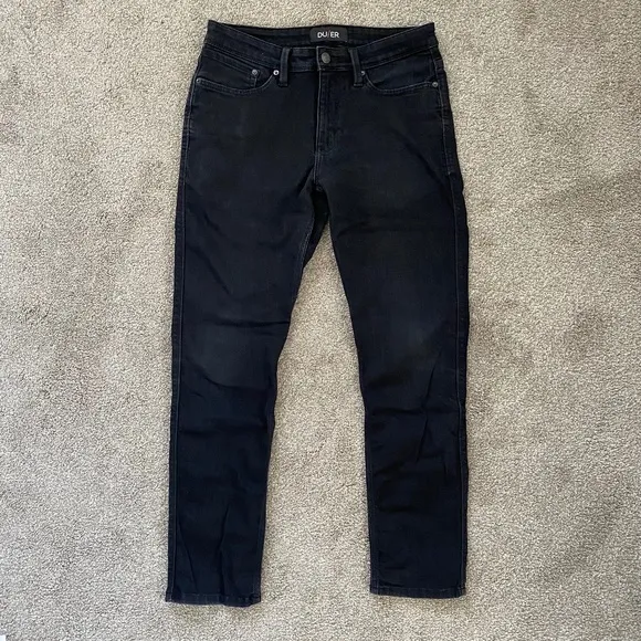 Duer Jeans Performance Denim Slim - Black - 31 / 30, Used