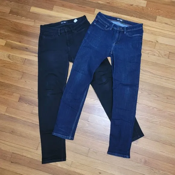 DUER 30x32 Bundle Lot of 2 Jeans Pants Blue Black Performance Denim Slim L2X DWR