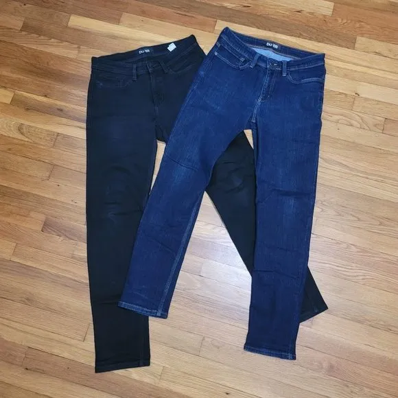 DUER 30x32 Bundle Lot of 2 Jeans Pants Blue Black Performance Denim Slim L2X DWR