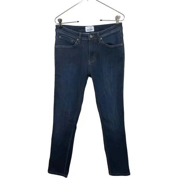 DU/ER Men's Skinny Stretchy Dark Wash Jeans, 28 / 32
