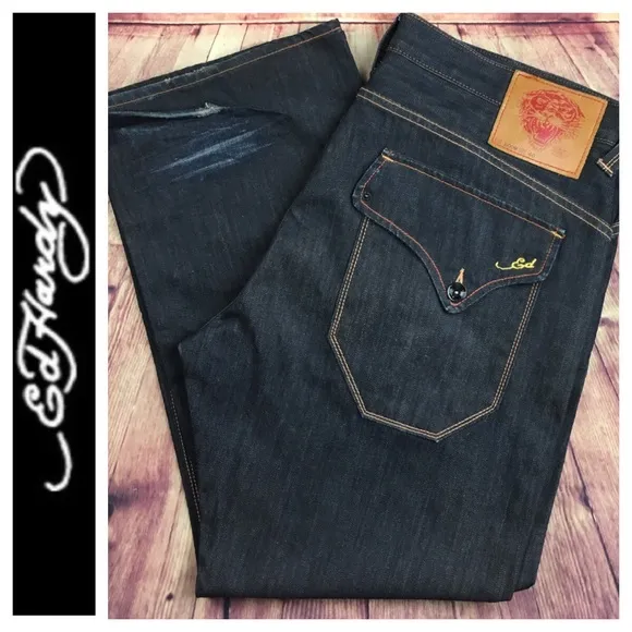 ⭐️🐞Men’s ED Hardy Relaxed Fit denim in size 40