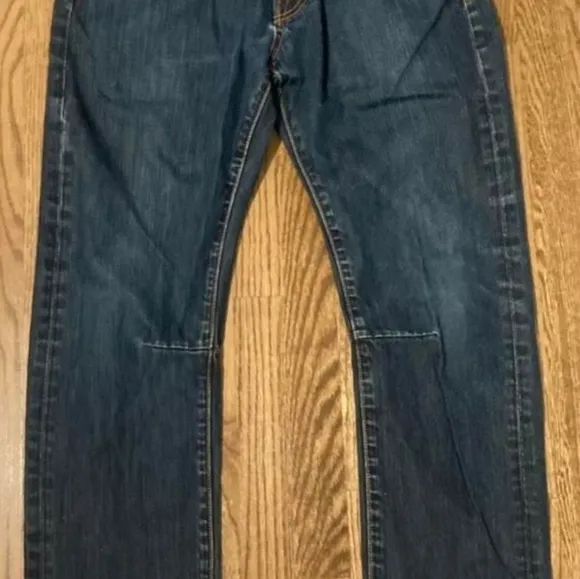 Ed Hardy embroidered denim