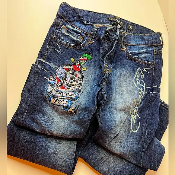 Rare Vintage Ed Hardy Jeans