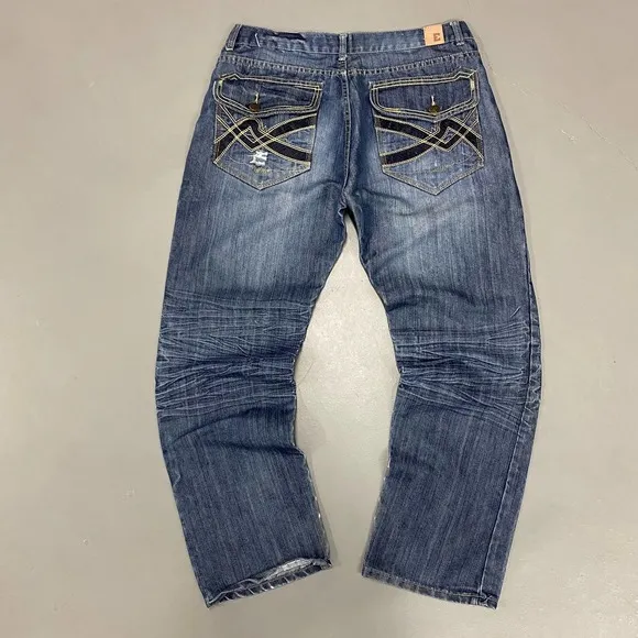 Cyber Y2K True Religion Style Jeans
