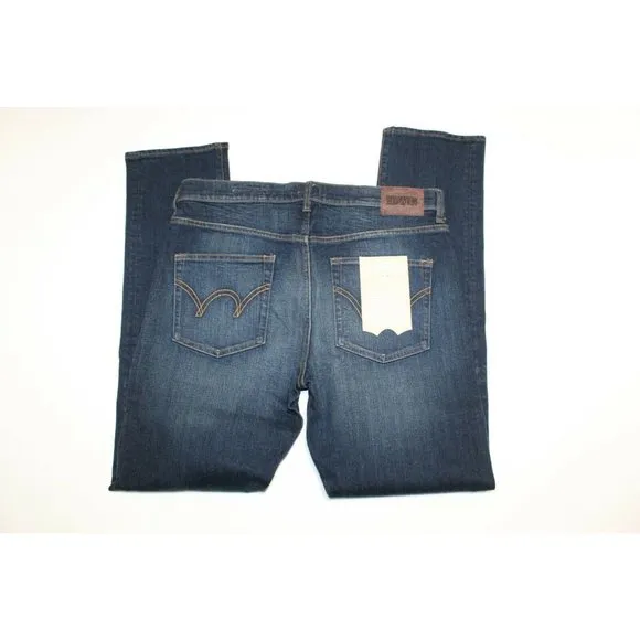 NWT EDWIN Mugen Slim Fit Cooper TOKYO-JAPAN Mens Size 34 x 32 Dark Jeans $175
          
      NWT