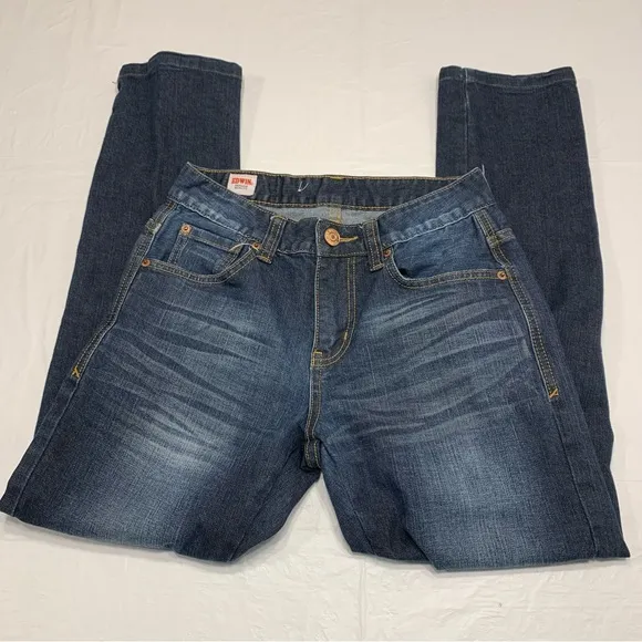 Edwin 506 Fly Slim Straight Denim Blue Jeans Men’s 27 (28x28)