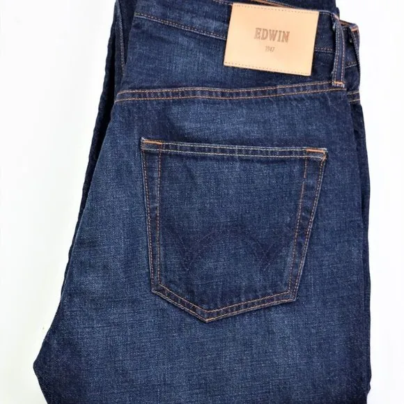 New EDWIN Men's Walker Classic Straight Jeans W32 L33 Made in USA
          
      NWT