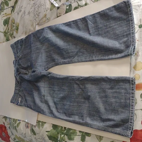 Edwin light wash jeans with tie size L/32