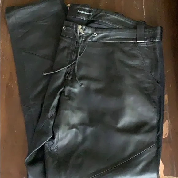 Giorgio Armani Emporio Leather Pants
