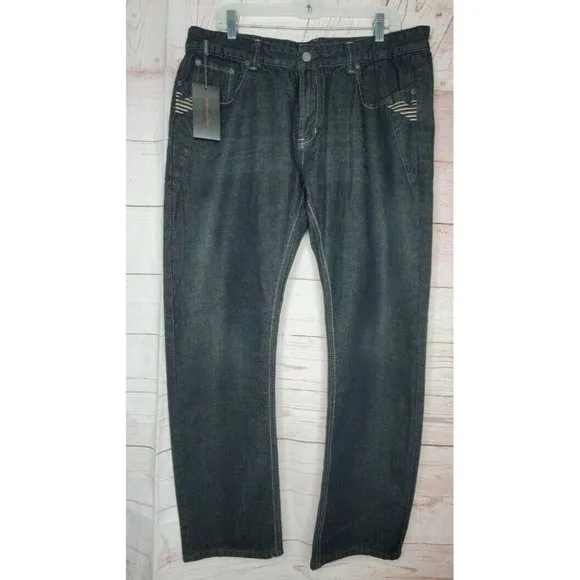 Rare Armani Emporio Simin T Embroidered Italian Made Jeans Size 40 Waist  AJ886
          
      NWT