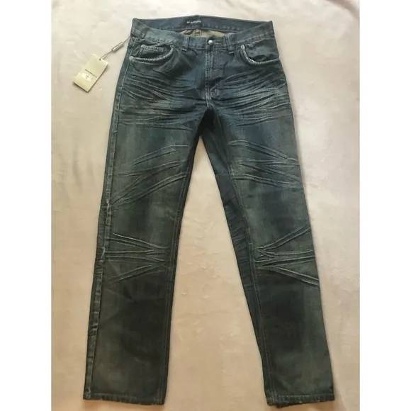 New with Tags Emporio Armani Men’s Distressed Dark Washed Jeans Size 34
          
      NWT
