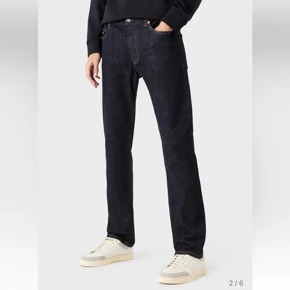 NWT Emporio Armani J45 Jean in Pin Stripe
          
      NWT