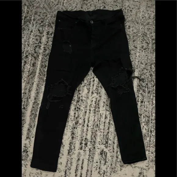 En noir Jeans