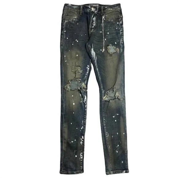 NEW EN NOIR men's cobain jean in dark indigo
          
      NWT