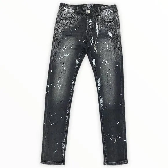 NEW EN NOIR men's cash jean in washed black
          
      NWT