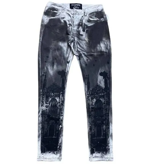 NEW EN NOIR men's hendrix denim jean in black fade
              
      NWT