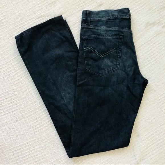 HP Mens Energie Straight Morris Blue Wash Denim