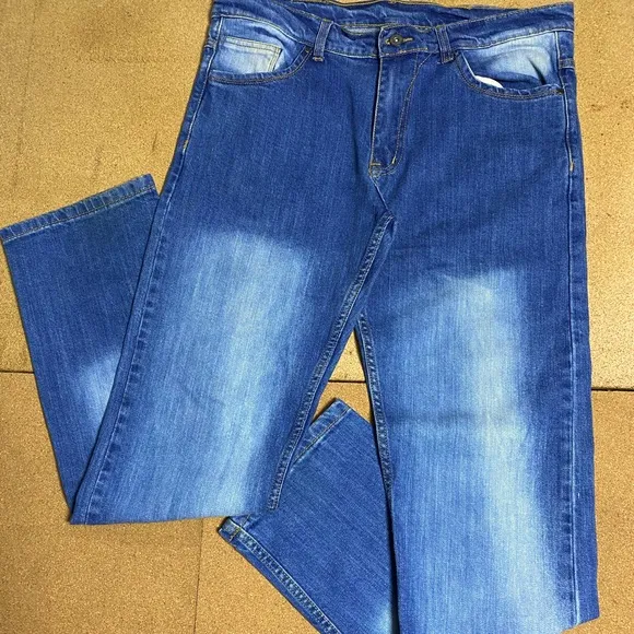 Vtg 90’s ENERGIE Slim Stretch Mid Rise Distressed & Rinsed Jeans 35W x 31L