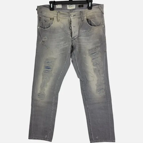 Energie Burney Men's Distressed Designer Slim Fit Jeans Size 36x32
          
      NWT