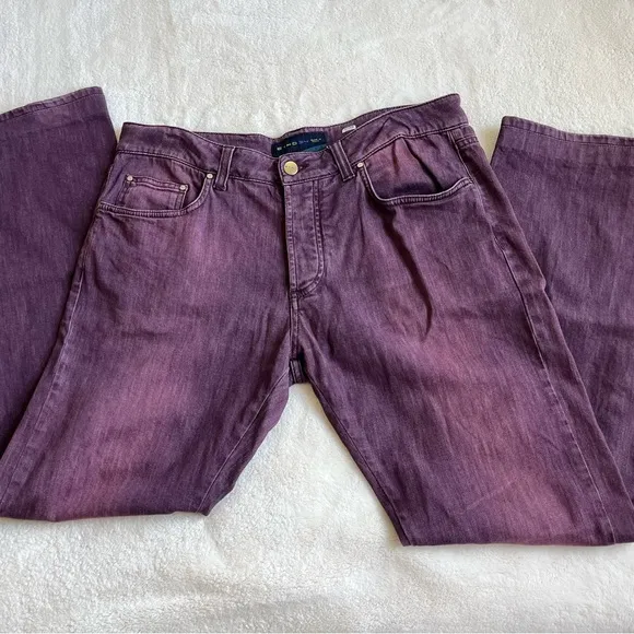 ETRO button fly straight jean 34