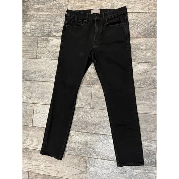 Everlane Mens The Slim Jean 30 x 30 Black 30x30 Stretch