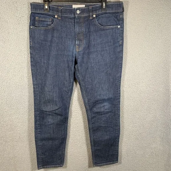Everlane The Slim Jean Medium Wash Blue Cotton Stretch Straight Men's 34x29 EUC