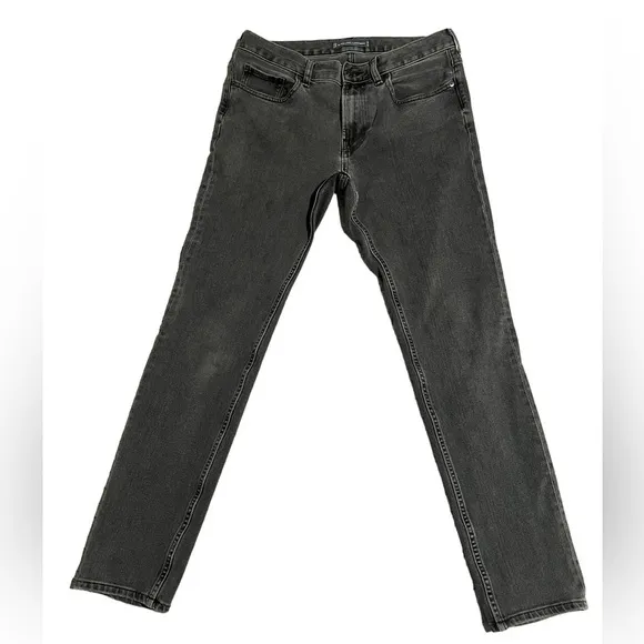 Men’s Slim EVERLANE Uniform Mens Charcoal Gray Slim Straight Denim Jeans 32x32