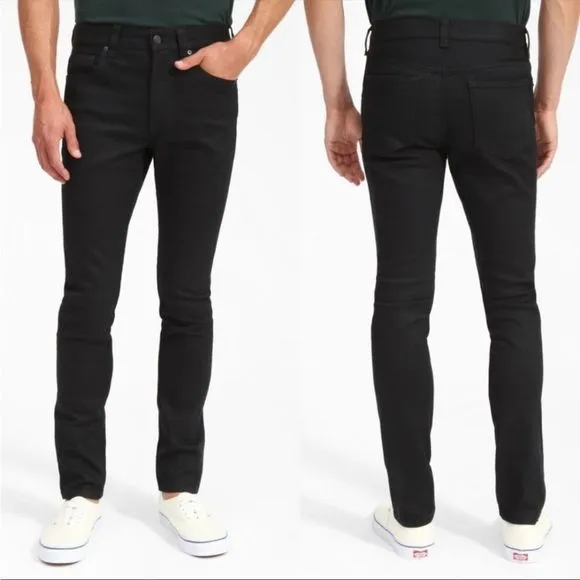 NWT Everlane Men’s The Skinny Fit Jean in Black Size 34x32
          
      NWT