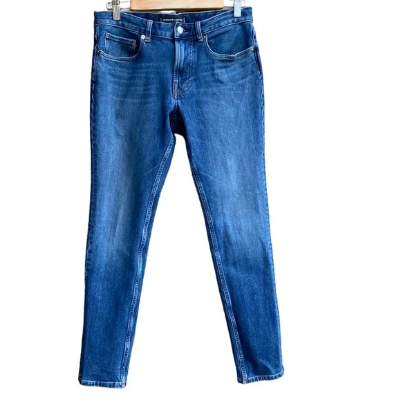Everlane Uniform The Slim Jean Blue Denim 30 x 30
