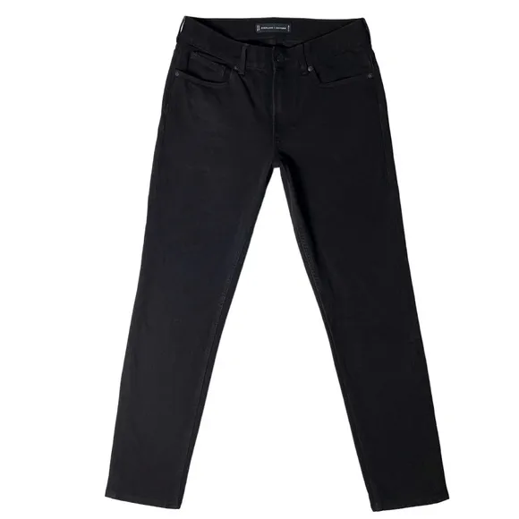 EVERLANE UNIFORM The Athletic Jean Black Straight Leg Jeans Men’s Size 28x30