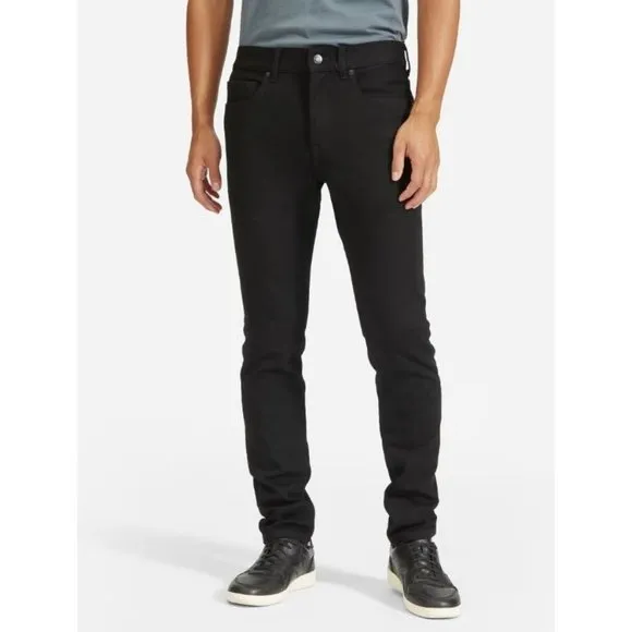 Everlane Uniform The Skinny Organic Cotton Black Jeans Size 40x30 NWT
          
      NWT