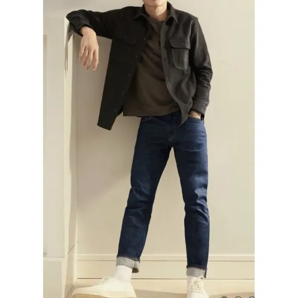 NWOT Everlane Selvedge Slim Fit Jean Zip-Fly Five Pocket Indigo 32x32 #1107