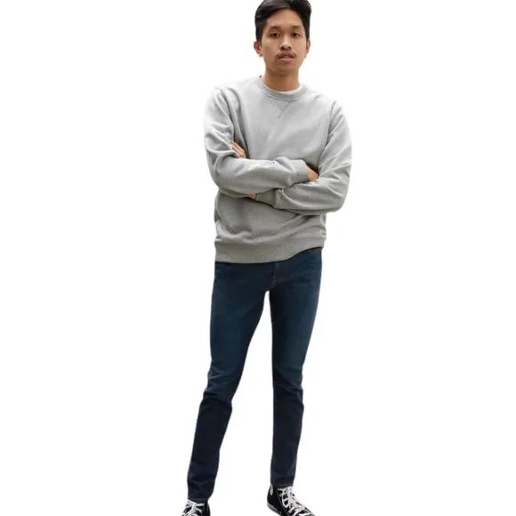 EVERLANE Men’s Skinny 4-Way Stretch Organic Jean Uniform deep indigo-Size 31x28