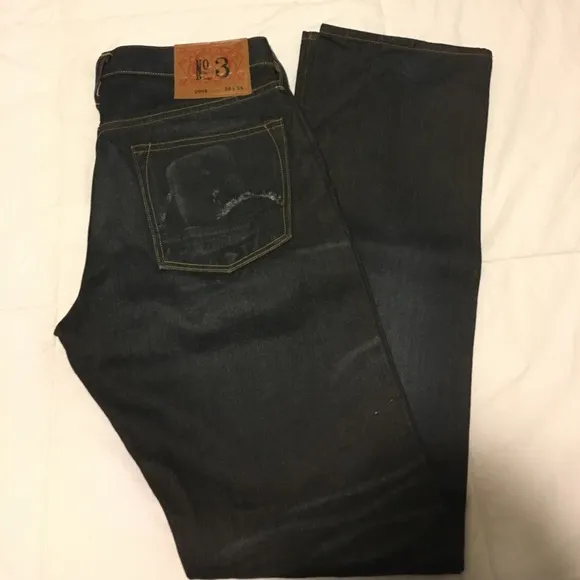 EVISU Dark Blue Mens Jeans Size 30x34 Classic Cut
          
      NWT