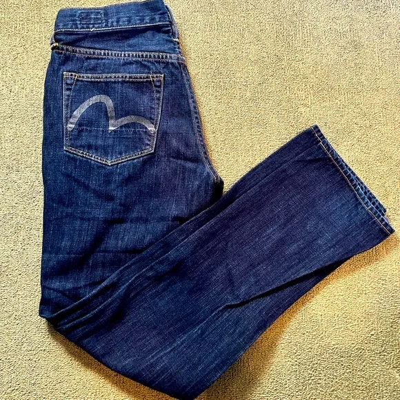 Y2K vintage Evisu designer jeans