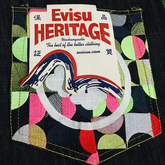 NWT Evisu Heritage jeans vintage