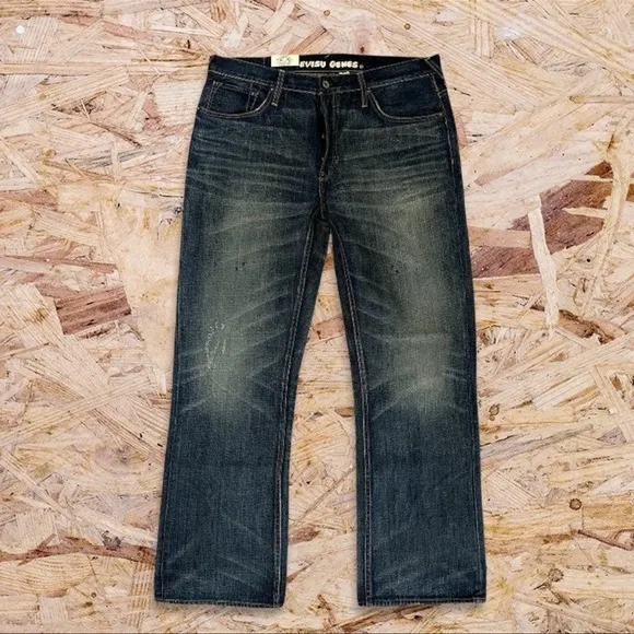 🖤 NWT🖤 EVISU Men's Regular Hobo Straight Leg Jeans
          
      NWT