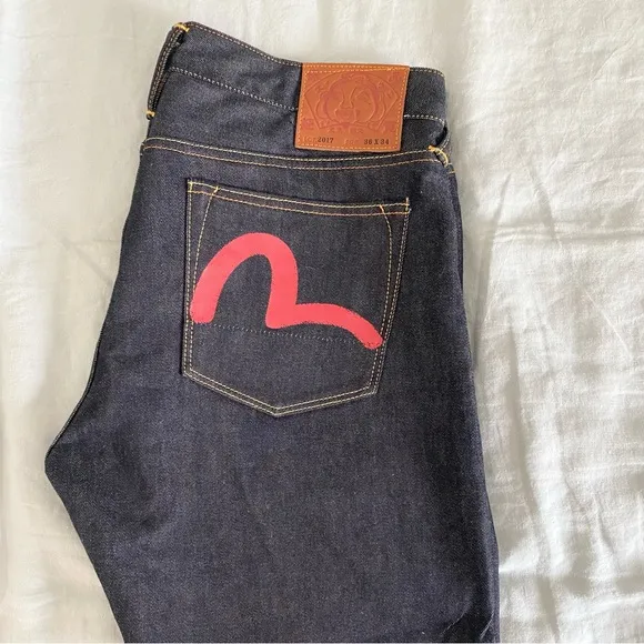 EVISU Original Seagull Icon Denim Jeans, 36" x 34"