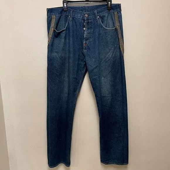 Evisu x Levi’s Jeans Men’s 38 Blue (Super Rare) VTG Selvedge Button Fly Cotton