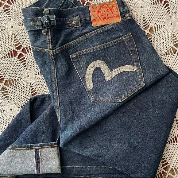 Vintage streetwear evisu selvedge jeans