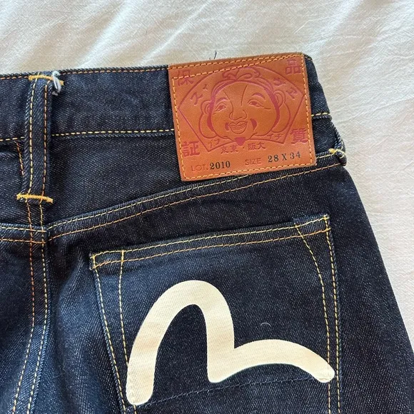 Evian jeans worn once